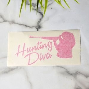 Hunting Diva Decal Sticker